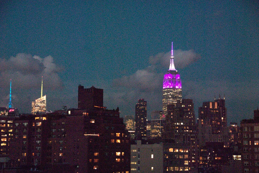 EMPIRE STATE BUILDING, PINK