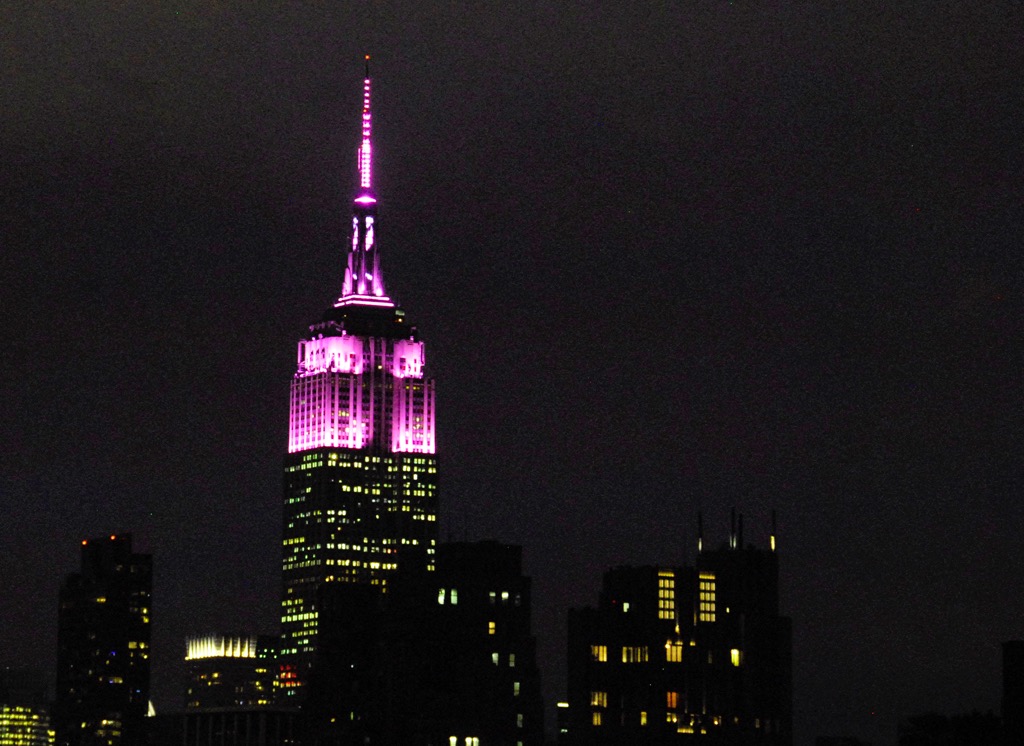 EMPIRE STATE BUILDING, BREAST CANCER