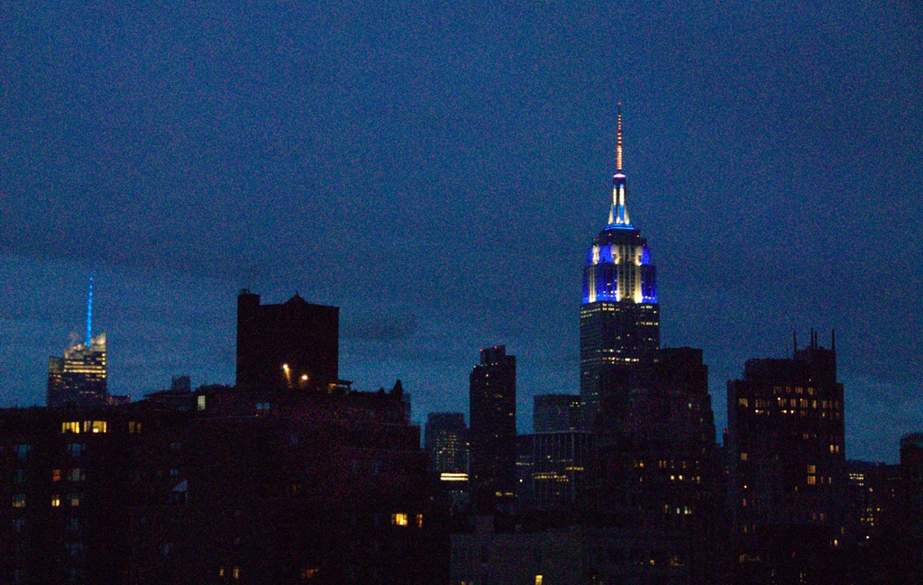 EMPIRE STATE BUILDING, HANUKKAH